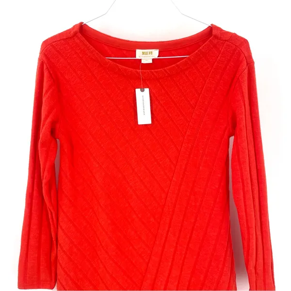 Anthropologie Maeve NWT Devine Classy Casual Asymmetrical Long Sleeve Tunic Top - Image 5