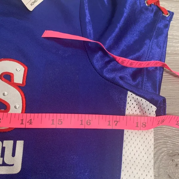 National Football League NWT‎ New York giants football jersey studded top - Image 6