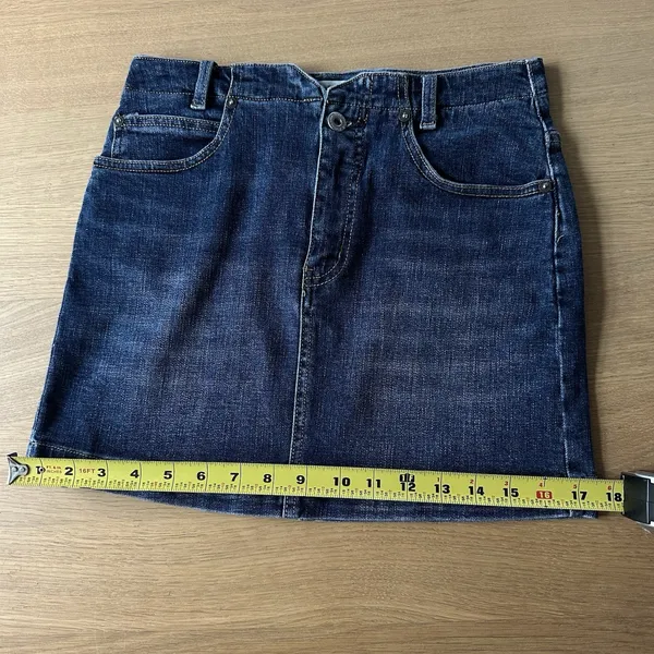 We The Free People Denim Jean Skirt Mini 26 Festival Party Boho Indie Western - Image 7