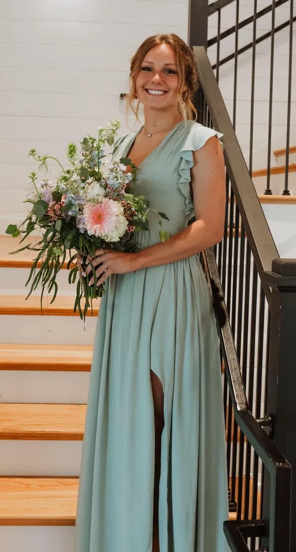 Azazie Bridesmaids Dress - Image 3