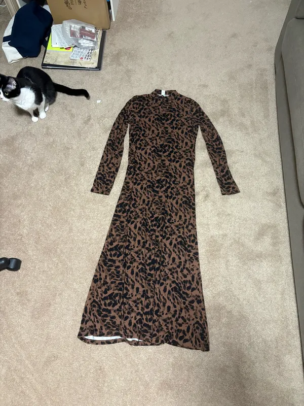 Old Navy Mock Neck Maxi Dress - Image 2