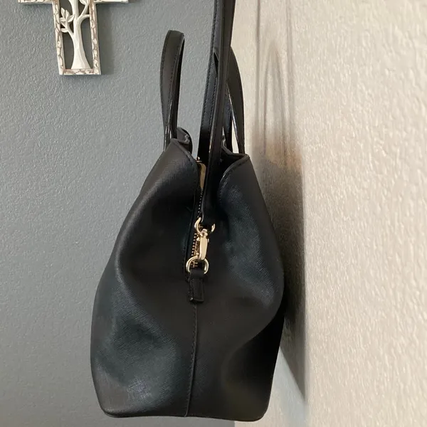Kate Spade New York Laurel Way Evangelie Satchel in Black Saffiano Leather - Image 3