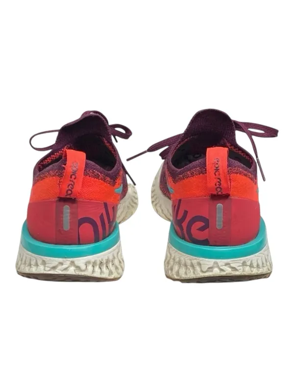 Nike ✔︎ Epic React Flyknit Running Shoes Sneakers ✔︎ Bordeaux Hyper Jade ✔︎ 7.5M - Image 5