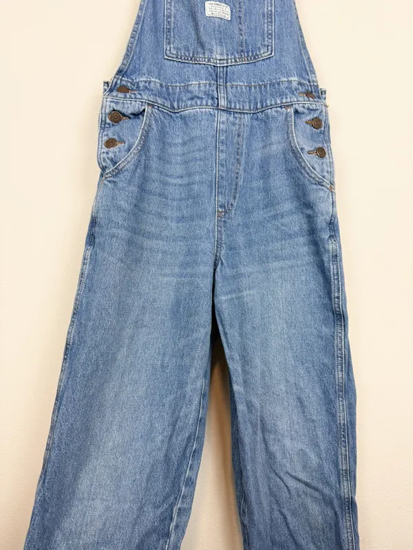 Levi’s Vintage Denim Overalls Straight Leg File Away Size Small - Image 6