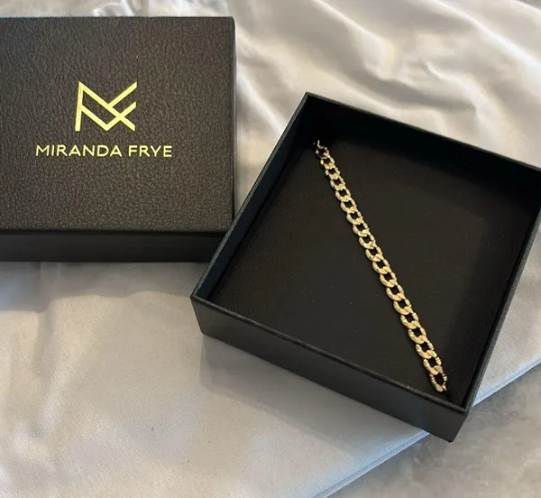 Miranda Frye Flat Link Sydney Bracelet Gold - Image 2