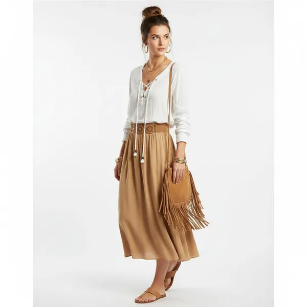 Rails White Long Sleeve Lace Up Bodice Blouse Top XS - Image 6