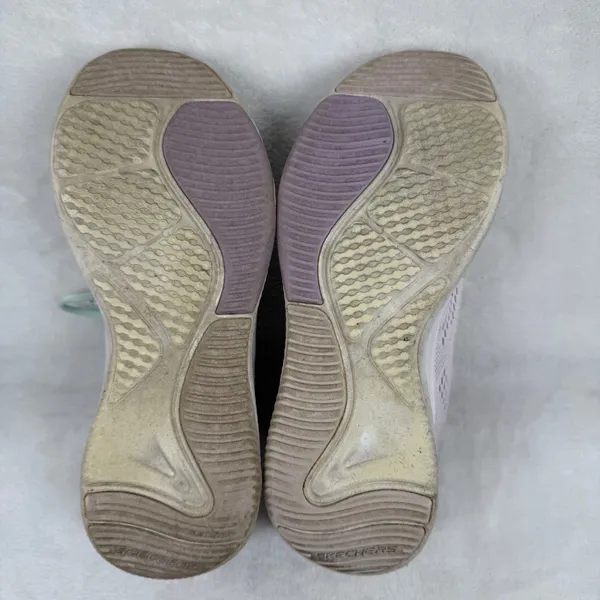 Skechers DLux Fitness Lavender Mint Relaxed Fit Running Shoes 149835 LVMT Sz‎ 9 - Image 11