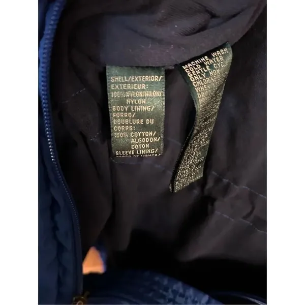 Ralph Lauren Naval Supply Co. Royal Blue Anorak Coat Women’s Size Small (4373) - Image 7