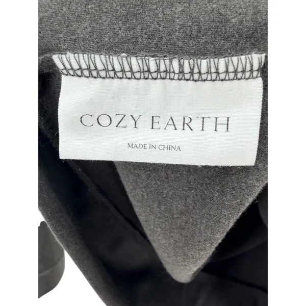Cozy Earth Hoodie Small Gray Brushed Bamboo‎ Ultra Soft Breathable Pullover - Image 4