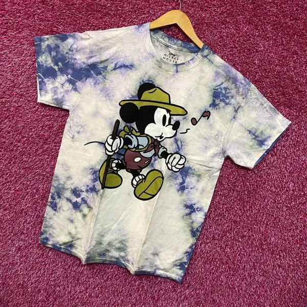 Mickey Mouse Whistlin Explorer Park Ranger Disney Tie Dye L - Image 3