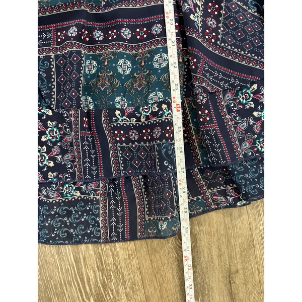 Altar’d State Boho Patchwork Floral Lace Tank Top Flowy Size Medium - Image 4