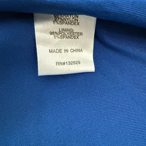 NWT Remi x Revolve Carli Mini Dress in Bright Blue Size 1X‎ - Image 5
