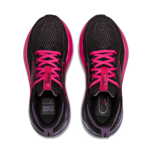 Brooks Womens Glycerin 22 Shoes Black Montana Fuschia Size 6 NWB No Lid - Image 3