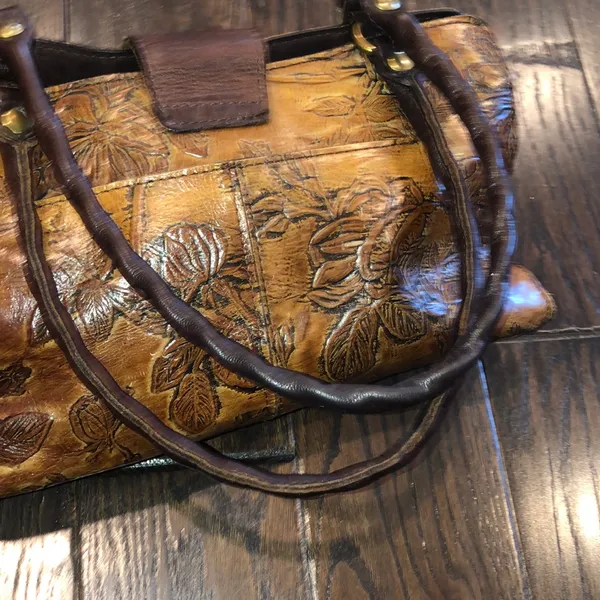 Patricia Nash tooled leather handbag - Image 8