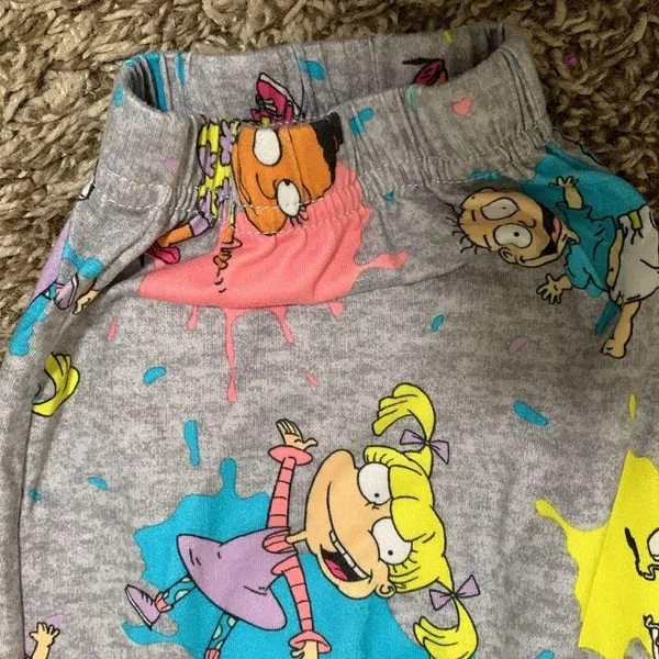 Rugrats Nickelodeon Womens Sleep Lounge Joggers Printed Pants plus size 2X - Image 3