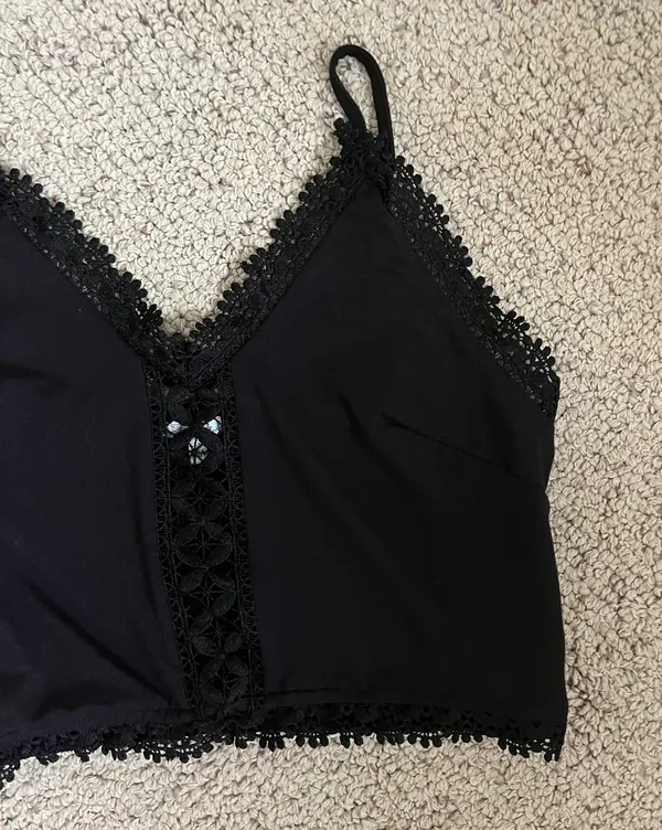 Buckle Cropped tank top blouse - Image 2