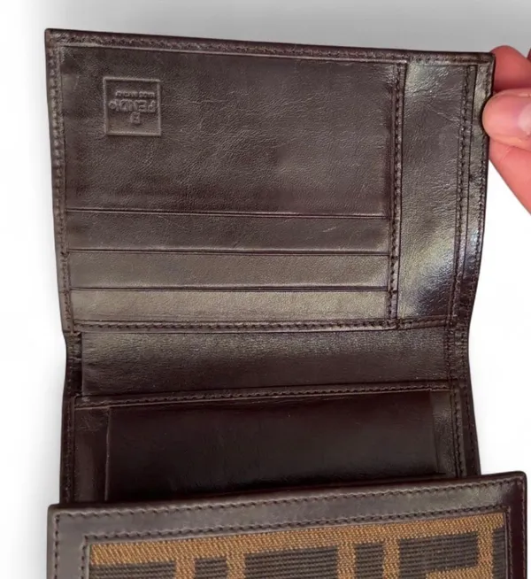 Vintage Fendi Zucca Wallet - Image 3