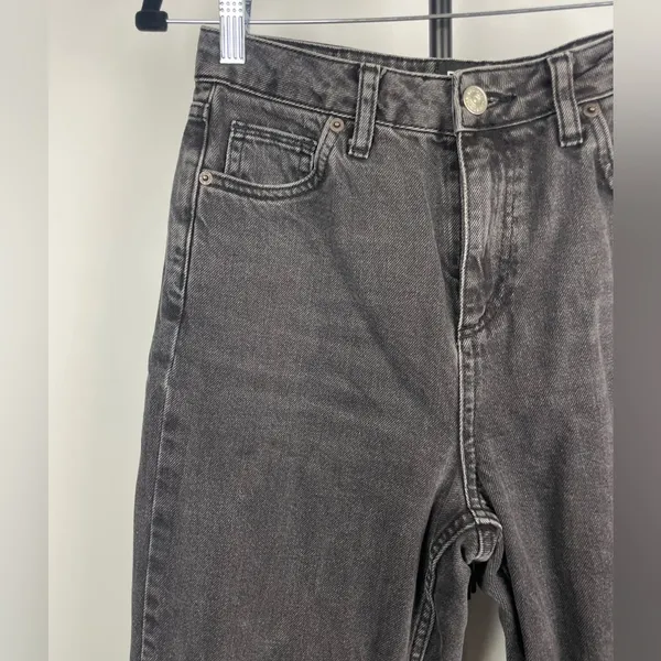 Urban Outfitters BDG Washed Gray Black Denim Mom High‎ Rise Jeans - Image 2