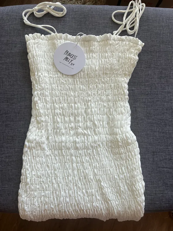 Princess Polly White Mini Dress - Image 3