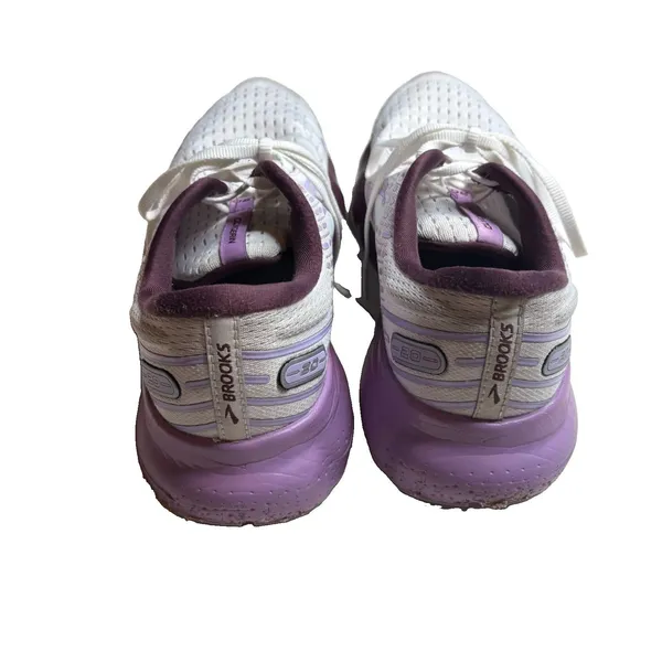 Brooks Glycerin 20 Women's Size 10.5 B White Purple Running Sneaker Shoes - Image 2