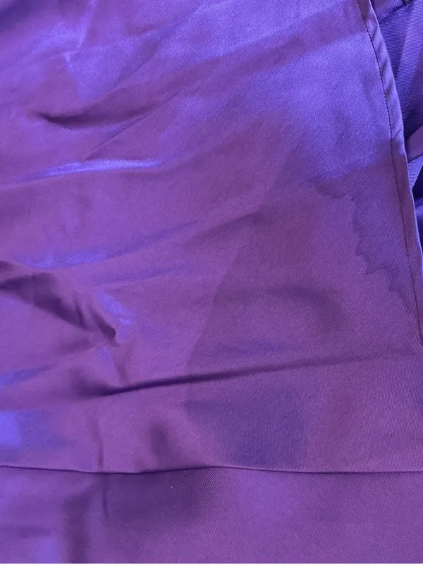 Vienna Prom Bold Purple Satin Ball Gown Size 2 NWT - Image 16