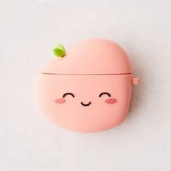 Urban Outfitters Kawaii Peach AirPods Case NWT First Generation - Image 4