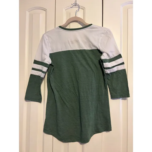 Fanatics Womens Green Bay Packers V Neck 3/4 Sleeve Shirt Size S - Image 6