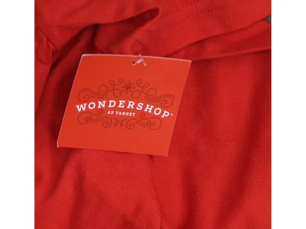 NWT Wondershop Cabin Crew Short Sleeve Holiday Pajama Shirt 94690402 Red 3X - Image 5