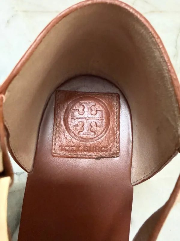 Tory Burch Aurora Leather Ankle-Strap Sandals - Image 5