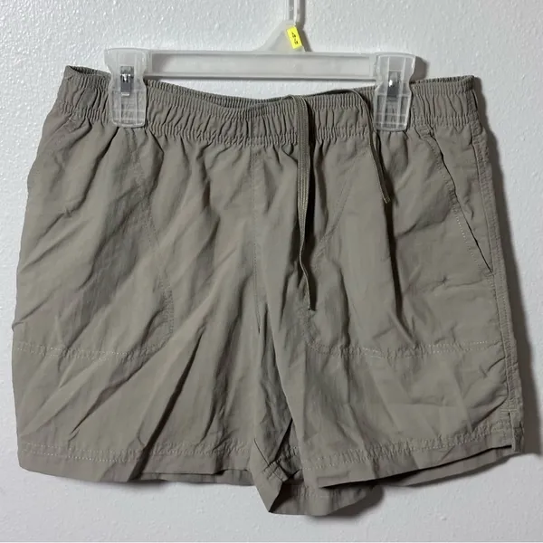 Columbia Sportwear Women Khaki Tan Cargo‎ Hiking Shorts size S 5L - Image 2