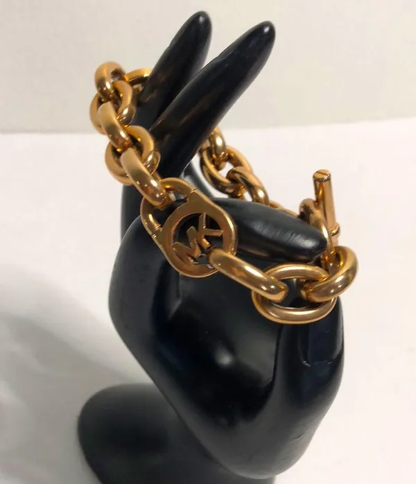 Michael Kors gold link chain bracelet - Image 3
