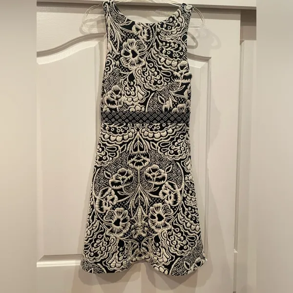 Anthropologie Ett Twa Valery Floral Jacquard Structured Knit Dress Size S - Image 4