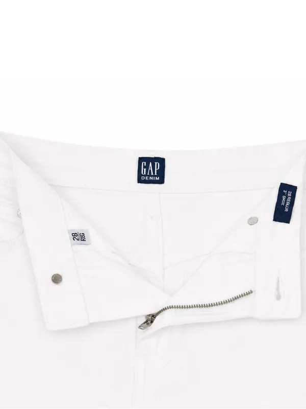 GAP woman white jeans short - Image 5