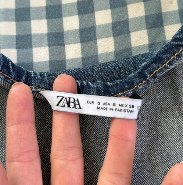Zara denim top - Image 3