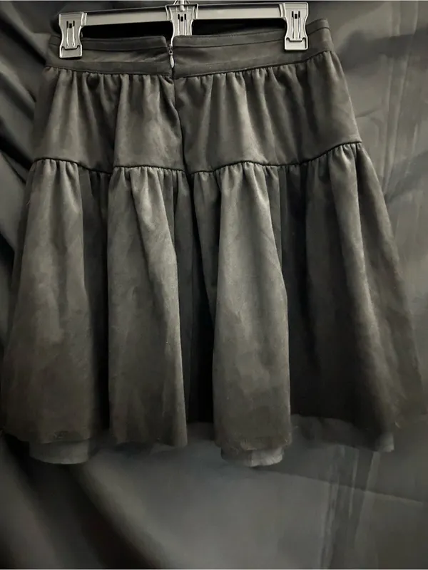 Yakira Bella Black Tiered Gia Skater Skirt XS NWT - Image 2