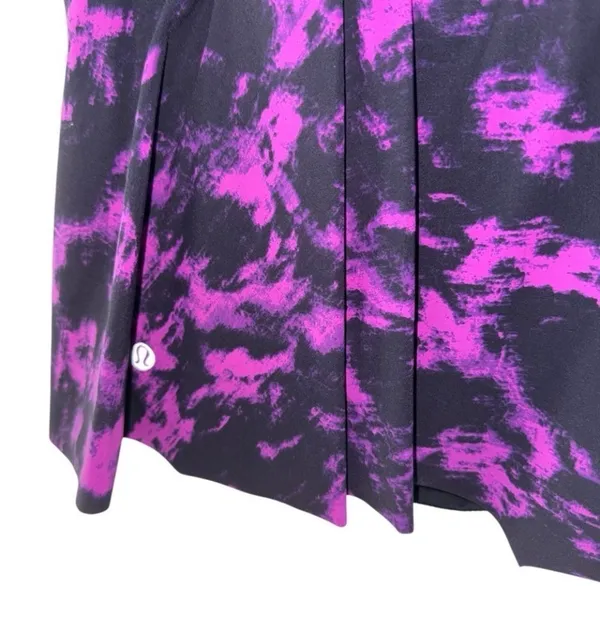 Lululemon Hit Your Stride Skirt Breezie Regal Plum Black / Black Size 10 Skort - Image 11