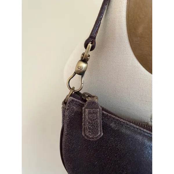 Christian Dior by John Galliano 2001 Vintage Leather Saddle Pochette ShoulderBag - Image 2