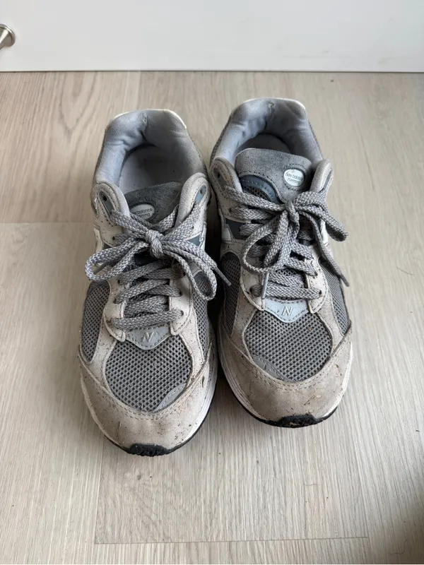 New Balance 2002R Gray Mesh & Suede Athletic Sneakers - Image 2