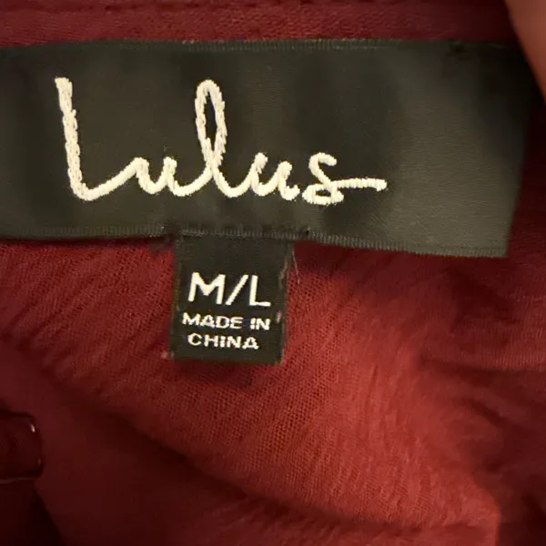 LULUS Yours Tule Burgundy Maxi Dress Boho sexy beachy sz M/L ✨ - Image 9