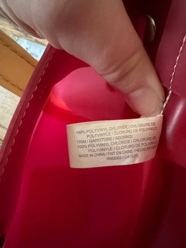 Y2K Vintage Liz Claiborne Jelly Mini Tote Bag Purse Pink PVC Clear Boat N Tote - Image 7