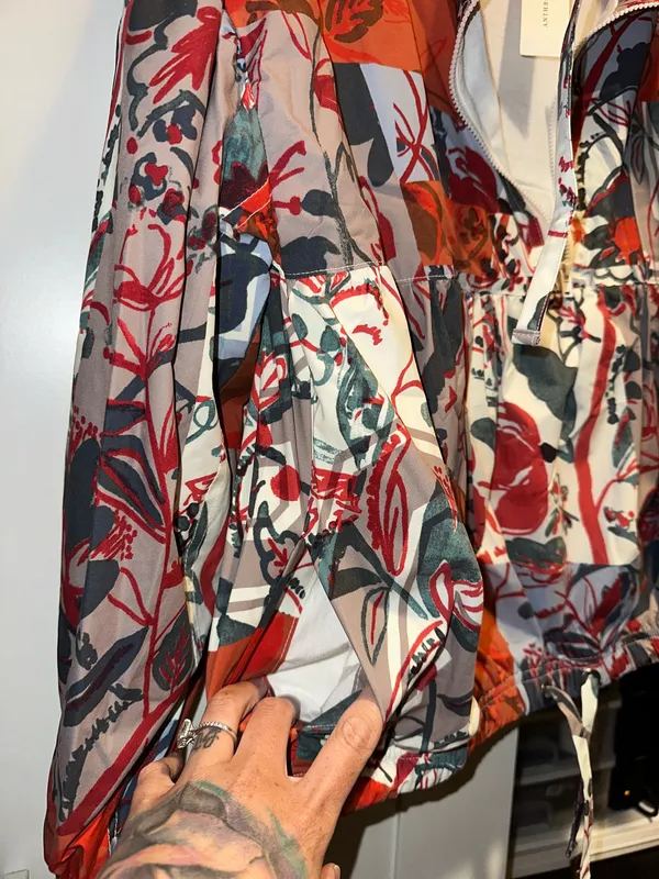 NWT Daily Practice by Anthropologie Floral Windbreaker Jacket - Image 9