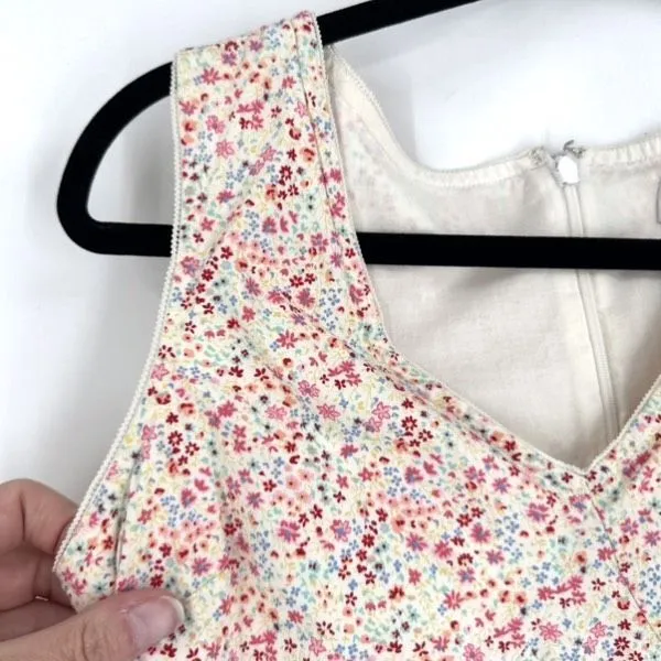 Vintage Y2K‎ Old Navy Ditzy Floral Micro Floral Shift Dress Coquette Size 1 XS - Image 6