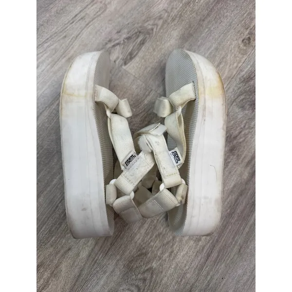 Teva‎ Midform Universal White Platform Sandals Womens 8 Strappy Hiking Beach - Image 8