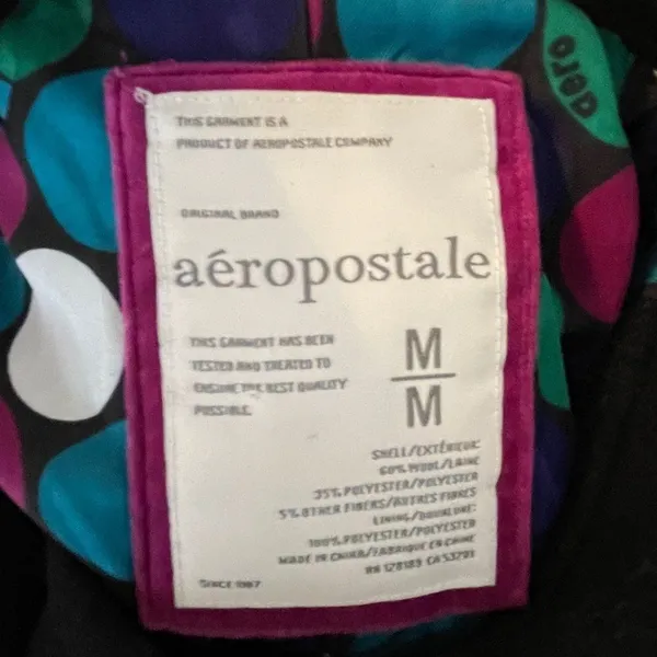 Aeropostale Coat Black‎ - Image 4