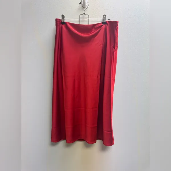 J. Crew Vibrant Red Maxi Skirt - Image 2