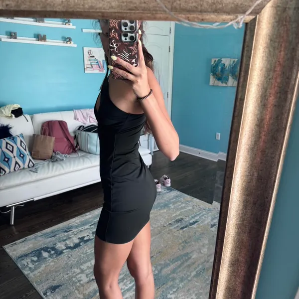Princess Polly Black Mini Dress - Image 3