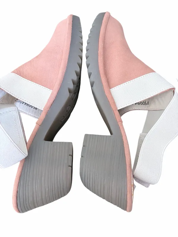 Fly London Wato Peep Toe Slingback Sandals Leather size 39 US 8-8.5 Tan Sand - Image 6