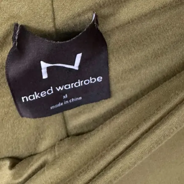 Naked Wardrobe Bare Pants in Green XL - Image 4