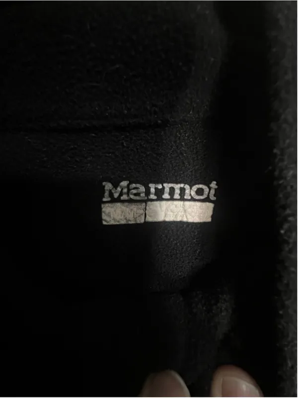 Marmot Black Hybrid Zip Up Lightweight Quilted Stretchy Puffer Jacket - Image 3