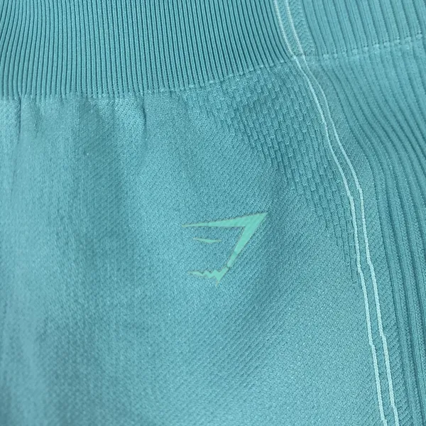 Gymshark Leggings Womens Small Teal High Waist Seamless Yoga Pants Athletic‎ - Image 3